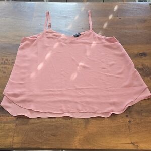 Torrid Pink Challis Tank Top Size 0 Torrid Size 12